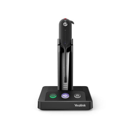 Yealink Wireless DECT Headset WH63,Teams Certified,Single Ear Office Headset.