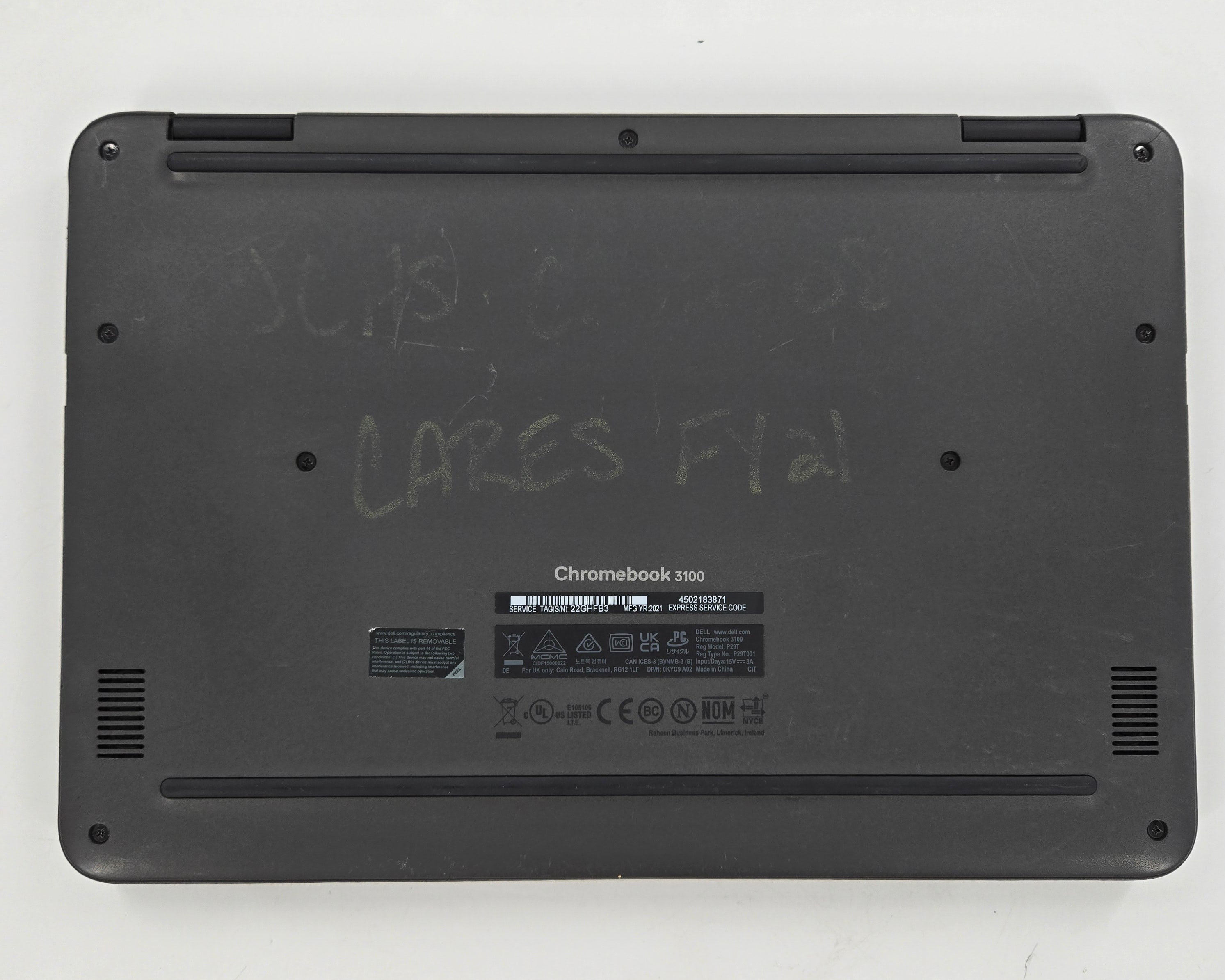 Dell Chromebook 3100 11.6 (32GB eMMC, Intel Celeron N4020, 1.10GHz, 4GB RAM)