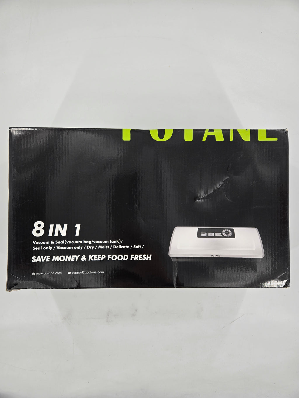 POTANE Vacuum Sealer Machine, 85kPa Pro Food Saver, 8-in-1 Easy Presets, 4 Kit