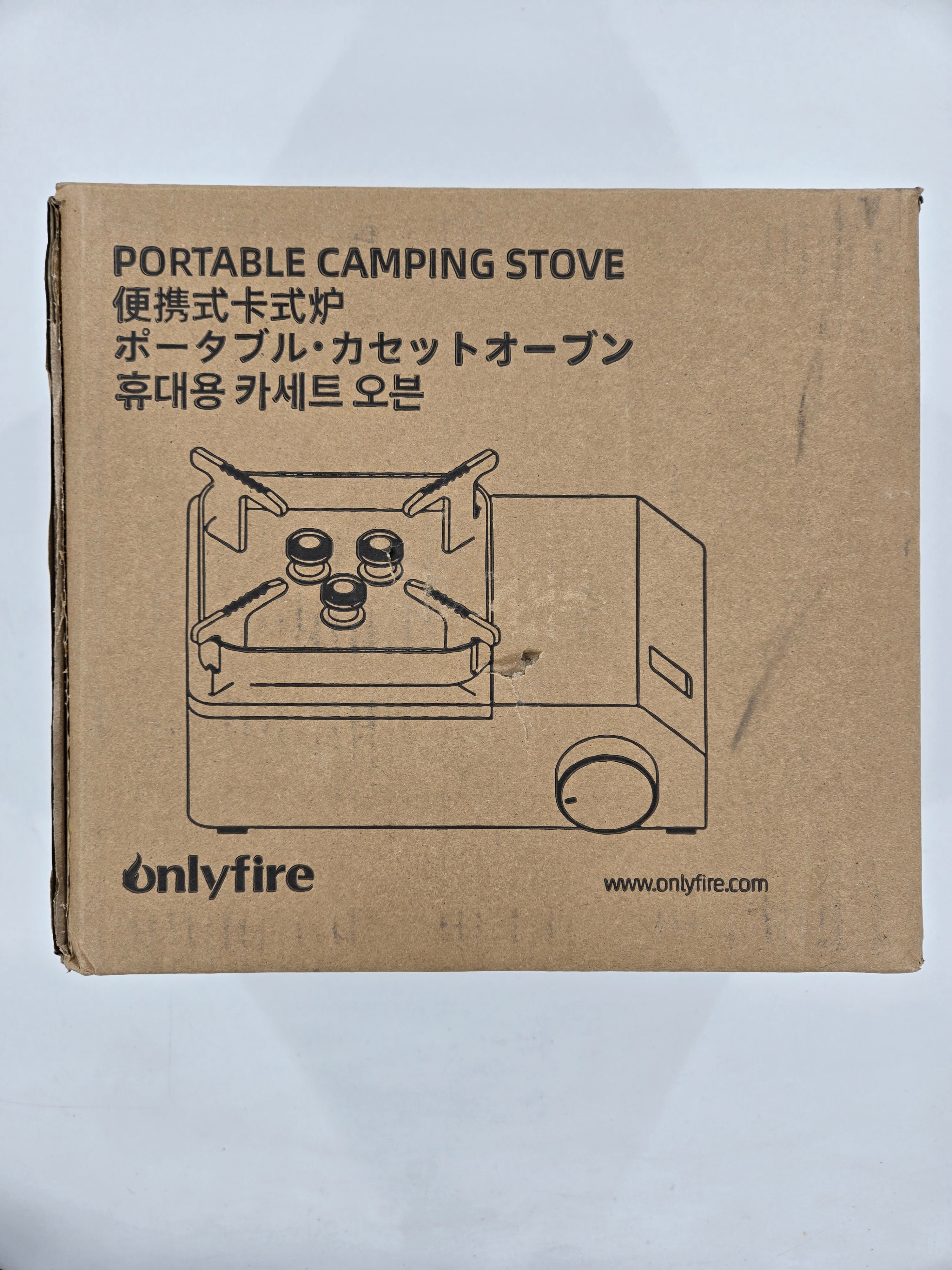 ONLYFIRE OUTDOOR LIVING Butane Gas Stove with Carrying Case, Portable Camping...