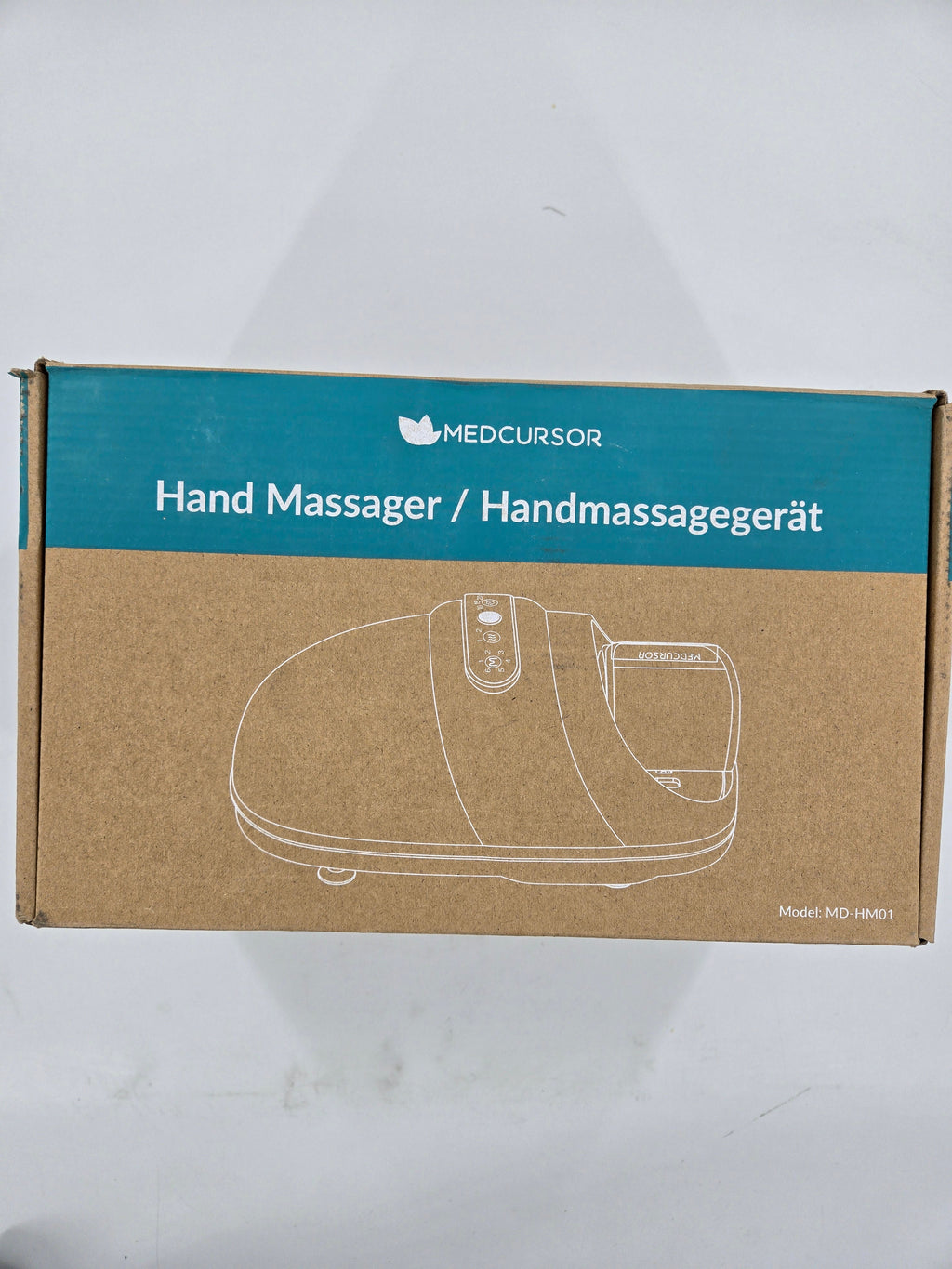 Medcursor Hand Massager With Heat Compression Rechargeable Cordless MD-HM01
