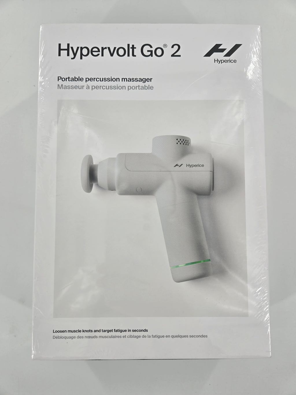 Hyperice Hypervolt GO 2 Handheld Percussion Body Massage Device 3 Speed New