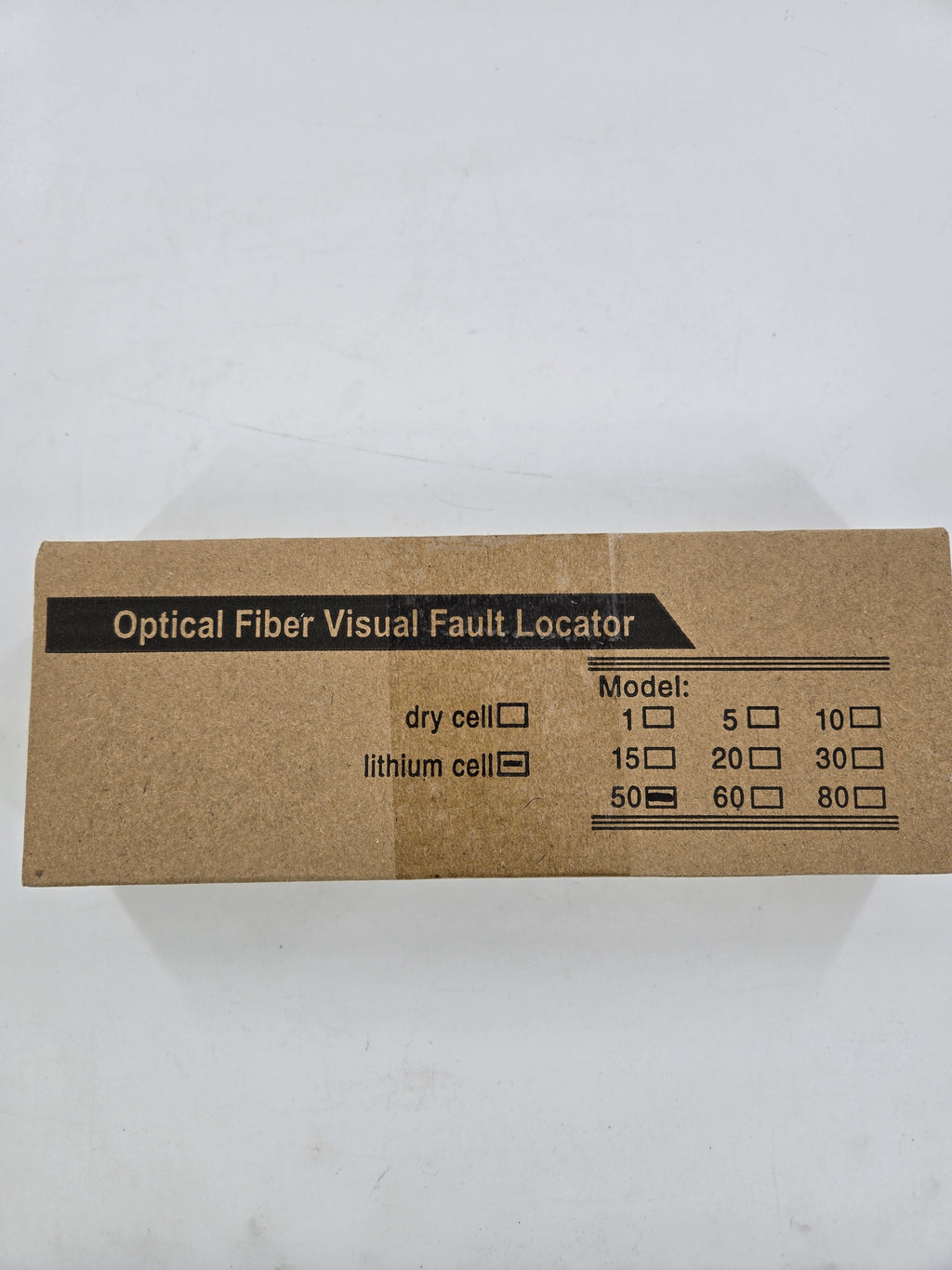 VFL-50MW Visual Fault Locator Fiber Optic Cable Tester Kit Gold-Black