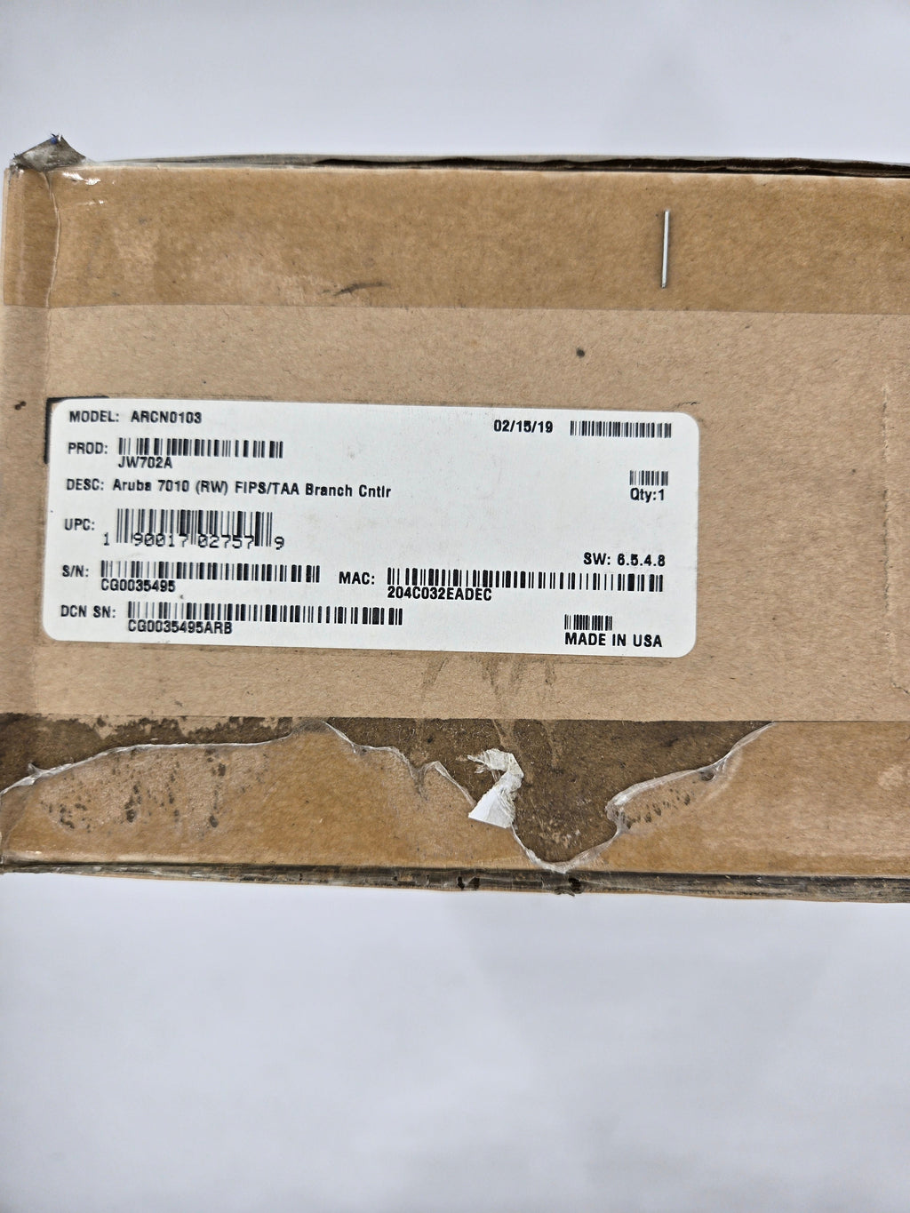 Aruba Networks 7010 16-Port Ethernet & 2-Port SFP Mobility Controller ARCN0103