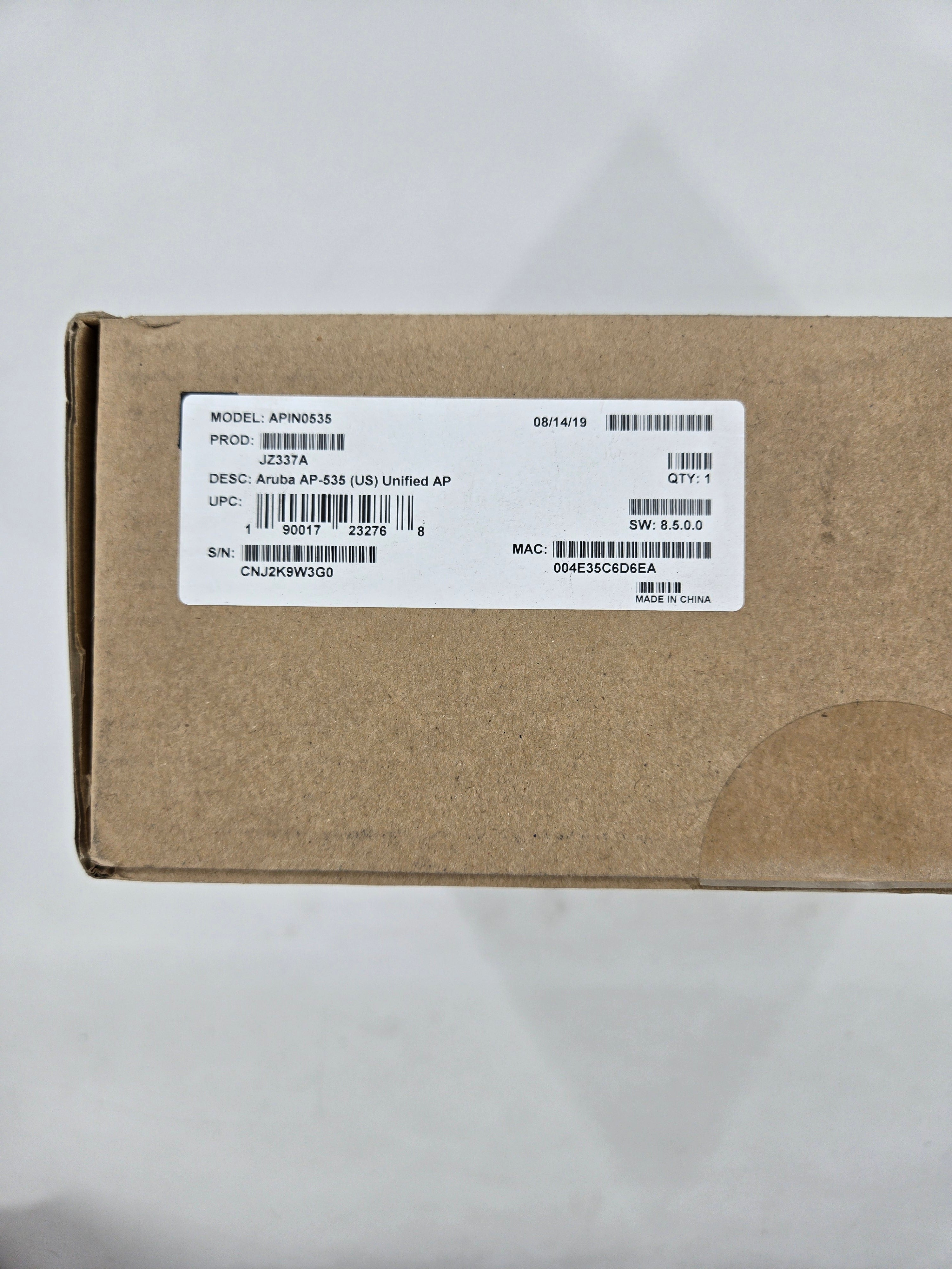 HPE Aruba AP-535 (US)  APIN0535 Unified 4x4:4 802.11ax Access Point