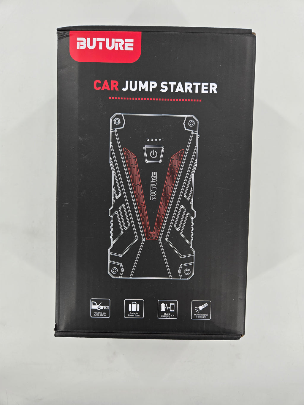 Buture Car Jump Starter BR300, 1500A Peak 13800mAh Portable Car Battery Starter