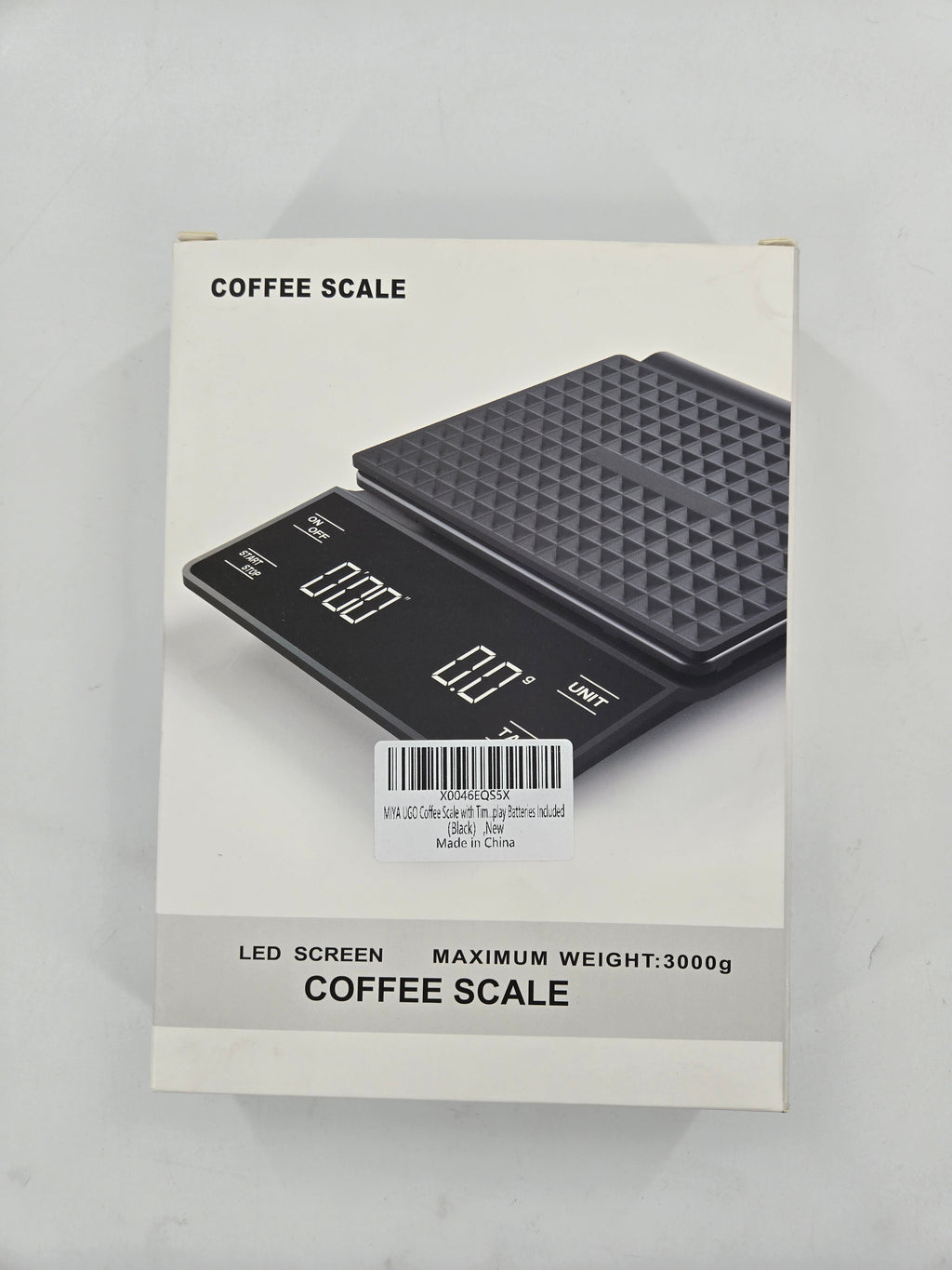 Coffee Scale LED screen Max Weight 3000G Black