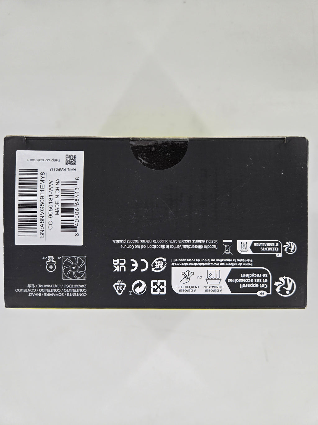 CORSAIR - RS120 ARGB 120mm PWM Fans (3-pack) - Black