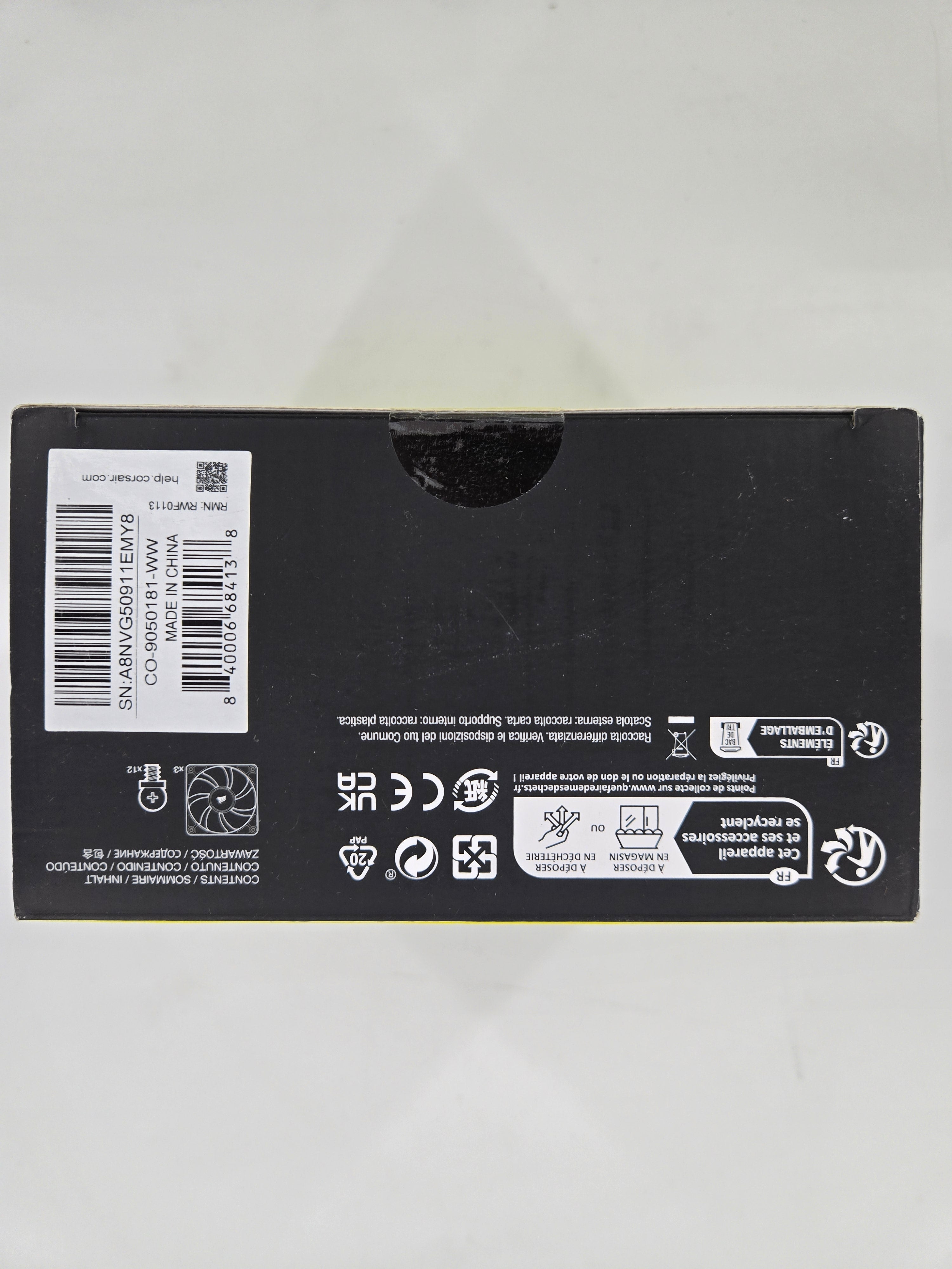 CORSAIR - RS120 ARGB 120mm PWM Fans (3-pack) - Black