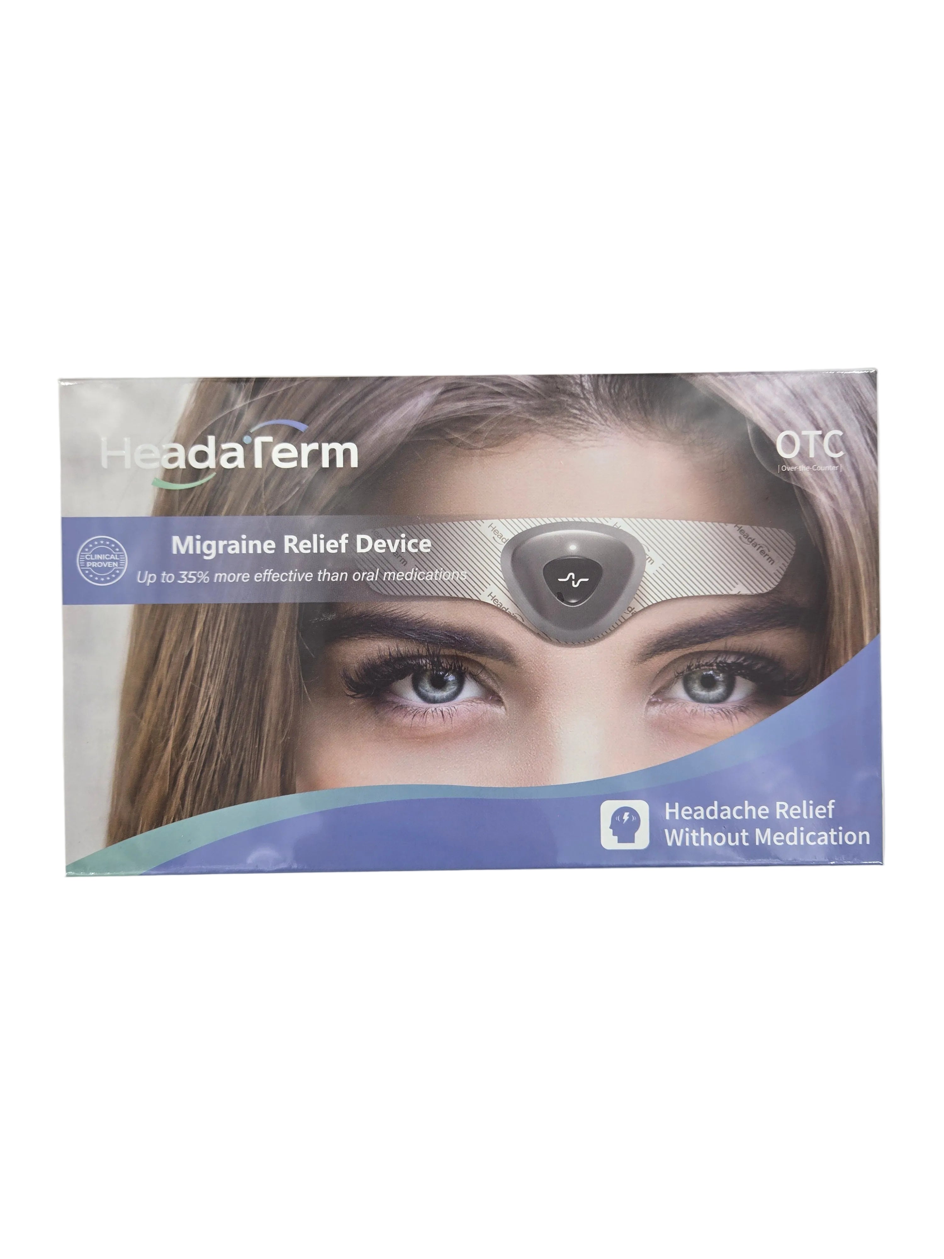 HeadaTerm-2 Migraine Relief Device e-TNS Treatment For migraine and Headache