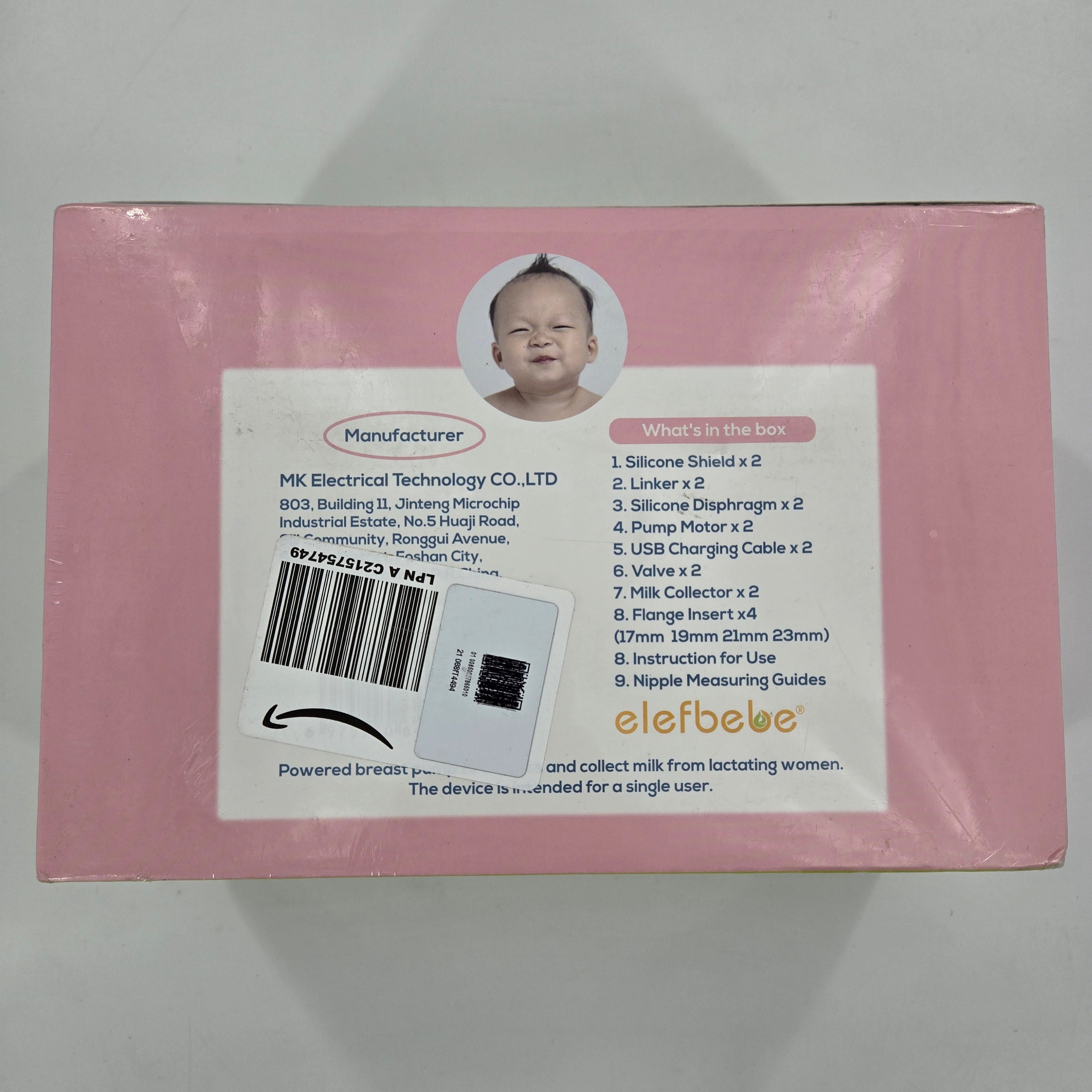 elefbebe Wearable Electric Breast Pump BP-W02 Quiet & Hands-Free