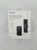 BOYA WMic5-M3 Wireless Microphone for Ultracompact 2.4GHz Dual-Channel