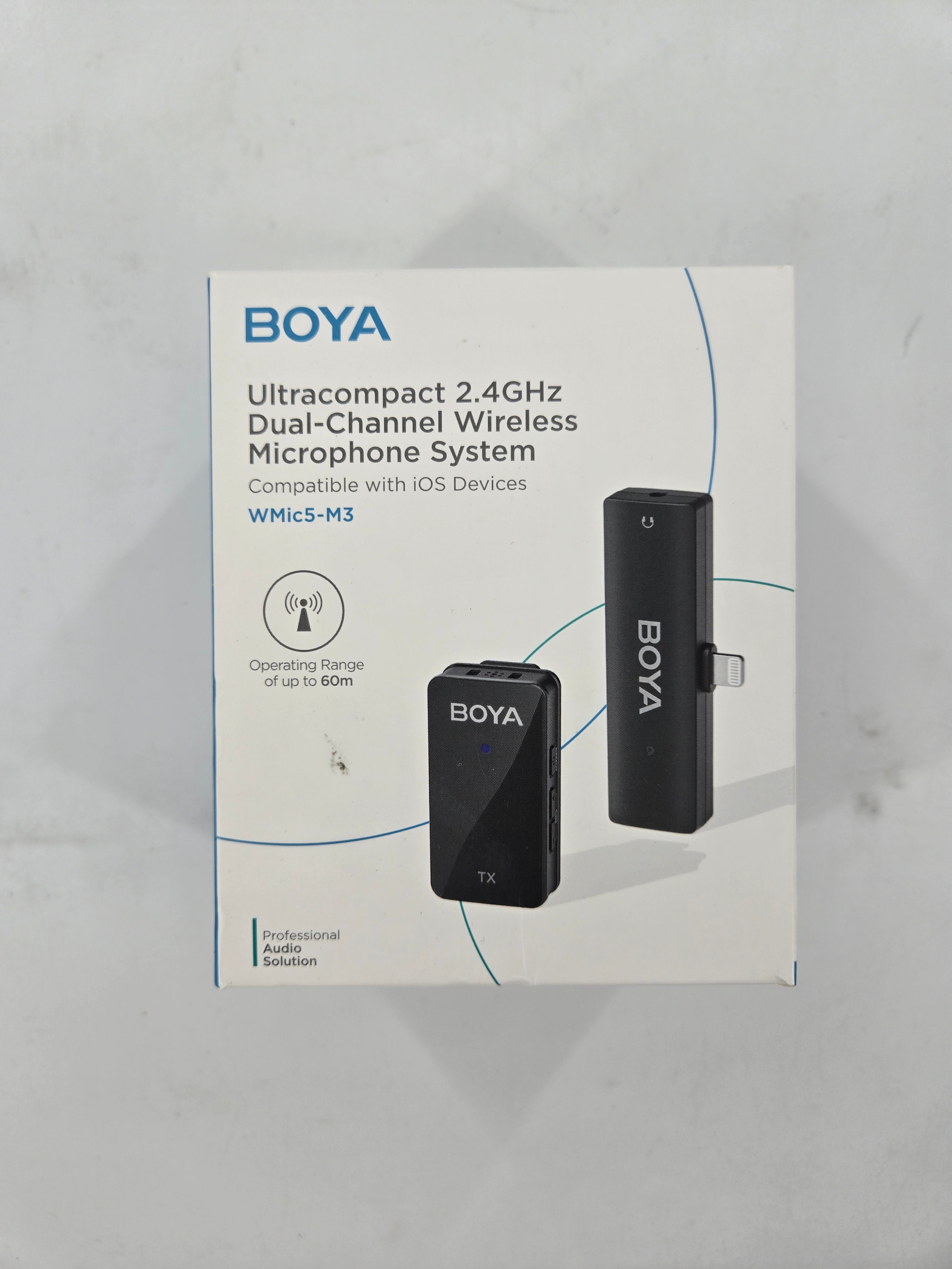BOYA WMic5-M3 Wireless Microphone for Ultracompact 2.4GHz Dual-Channel