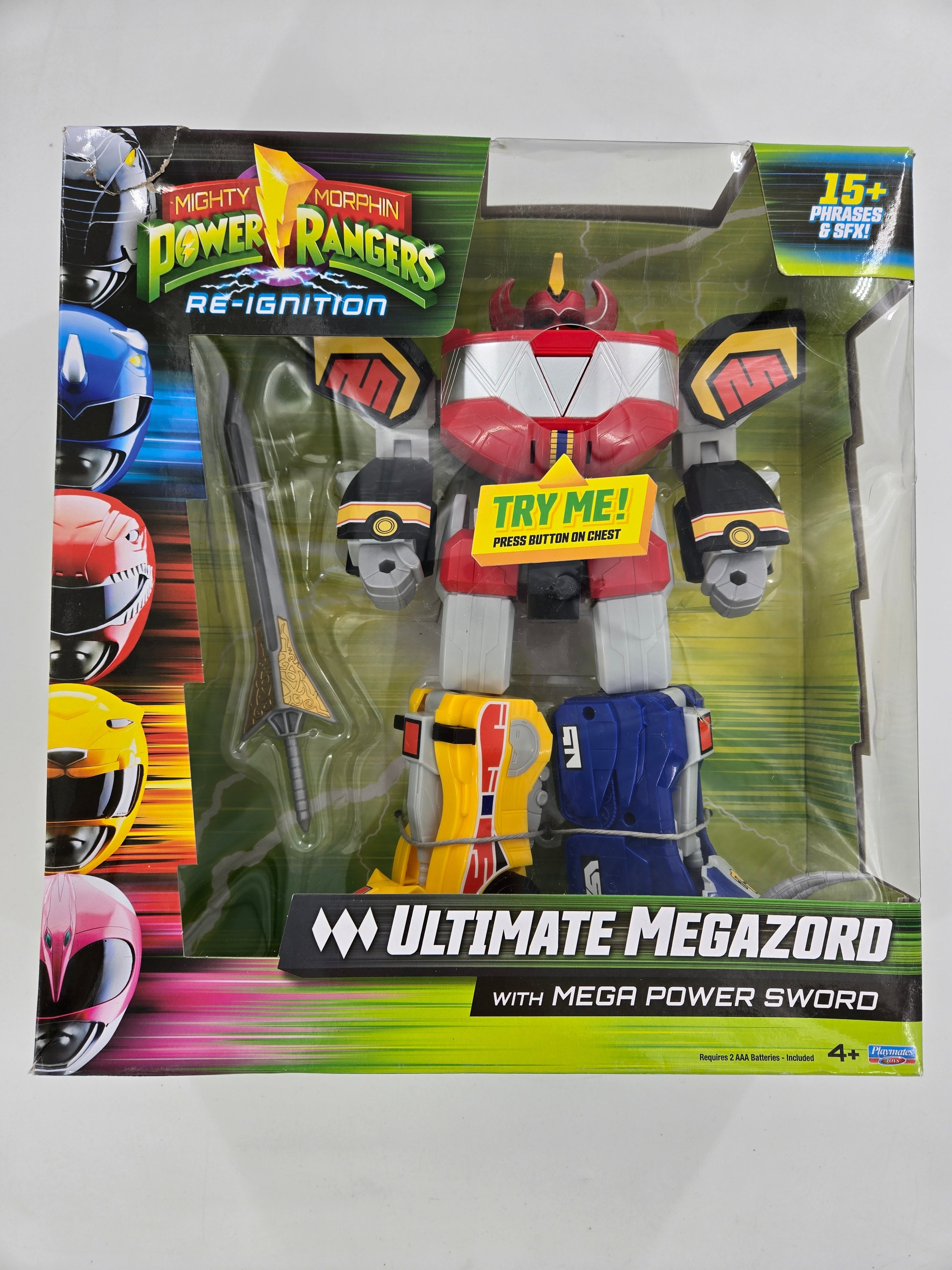 Mighty Morphin Power Rangers: Re-Ignition - Ultimate Megazord Electronic Figure for kids 4+ by Playmates Toys