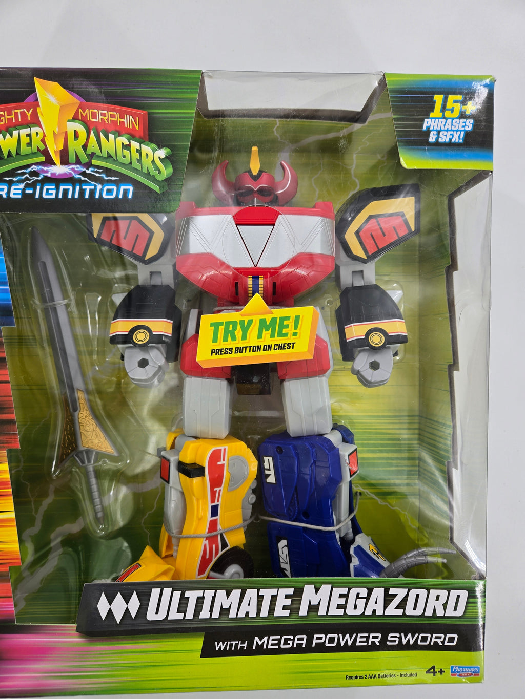 Mighty Morphin Power Rangers: Re-Ignition - Ultimate Megazord Electronic Figure for kids 4+ by Playmates Toys