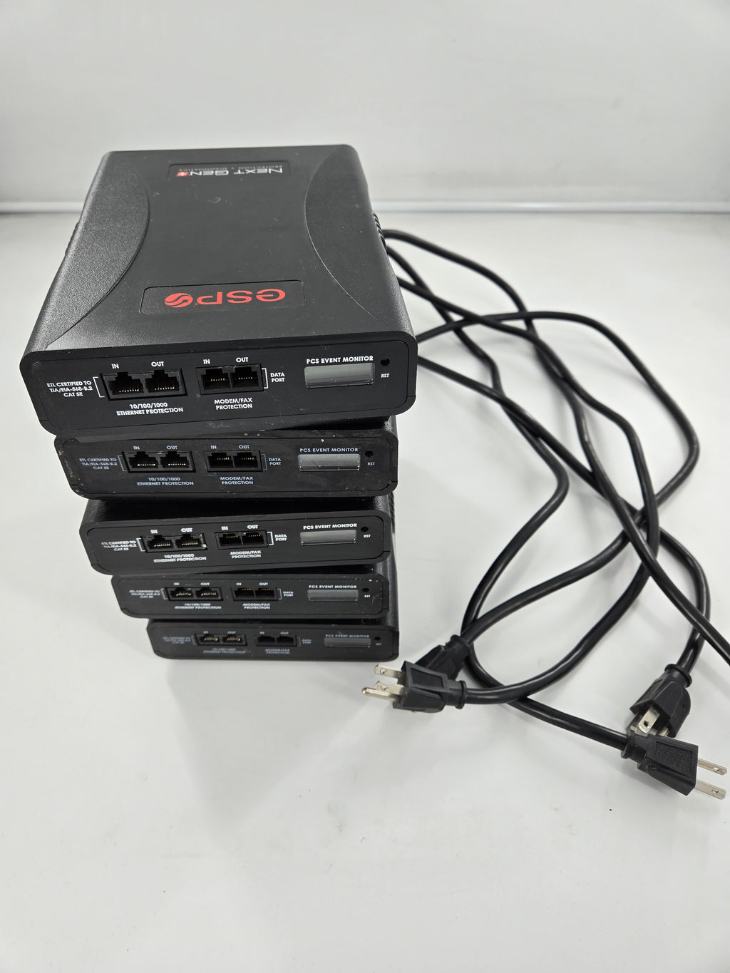 LOT OF 5 ESP SURGEX XG-PCS-15D RIC Next Gen PCS Surge Protector