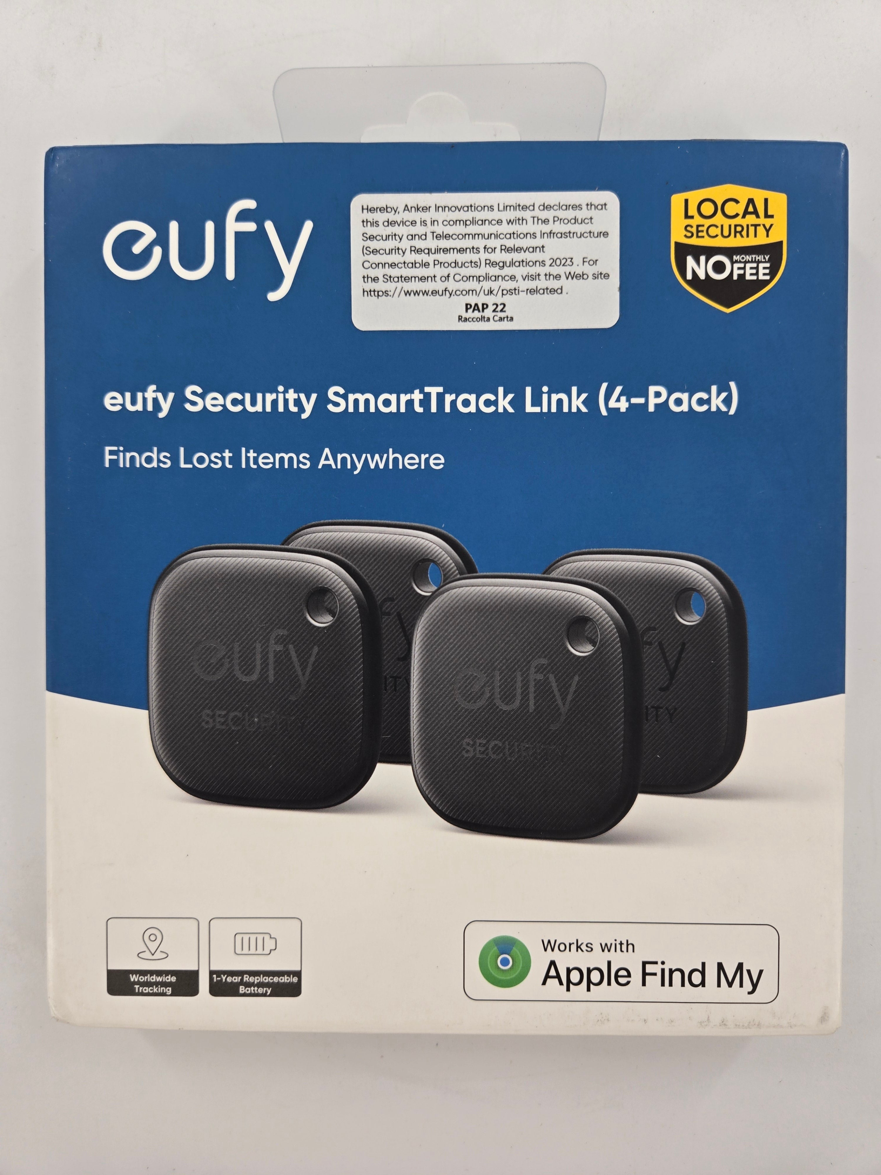 eufy SmartTrack Link Anti-lost Wireless GPS Tracker Locator Finder