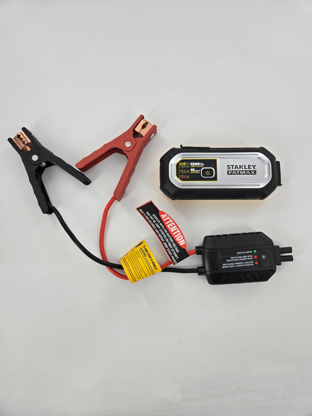 Stanley Fatmax LJ12F 1200 AMP Lithium Jump Starter And USB Power Bank
