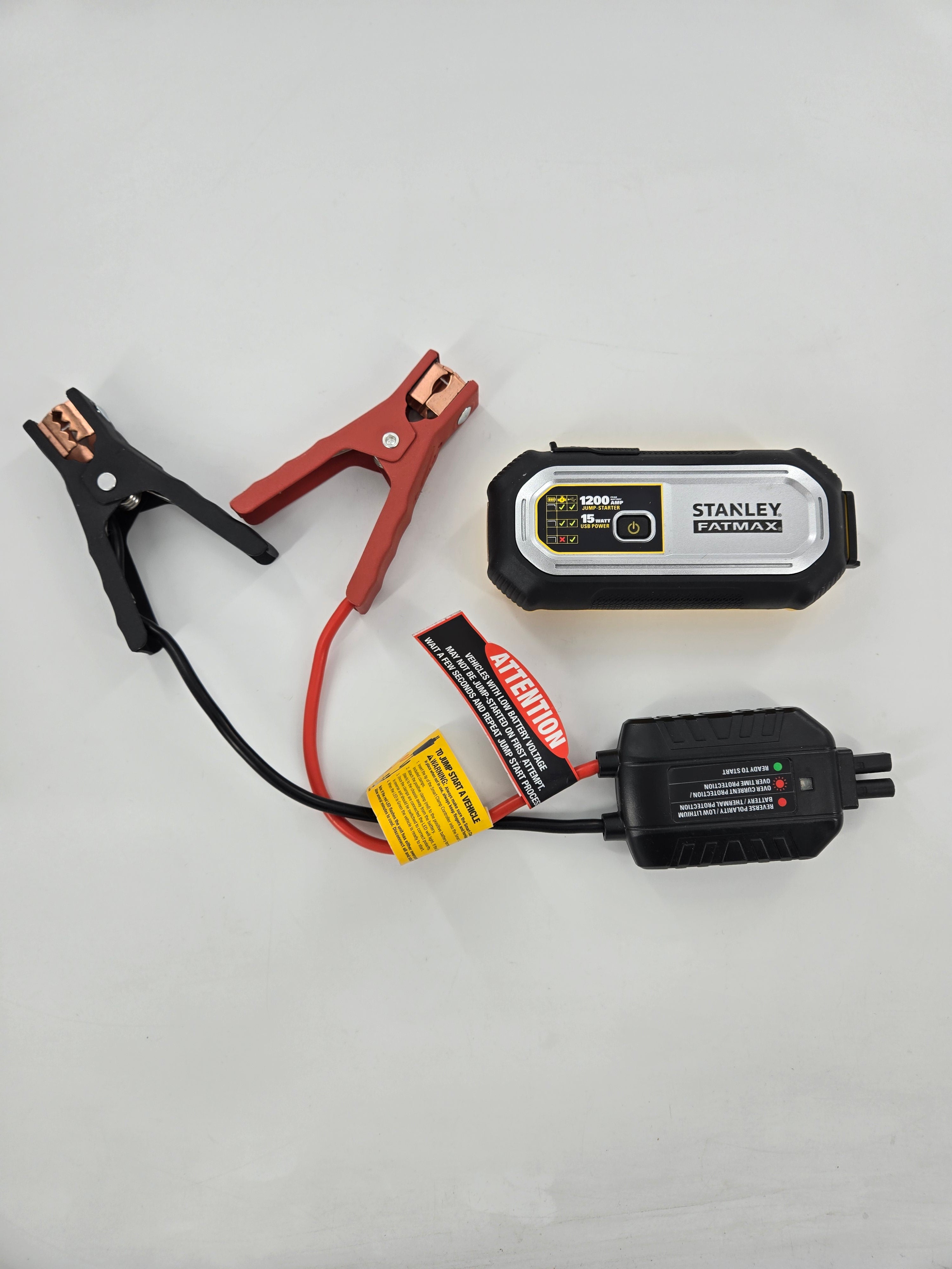 Stanley Fatmax LJ12F 1200 AMP Lithium Jump Starter And USB Power Bank