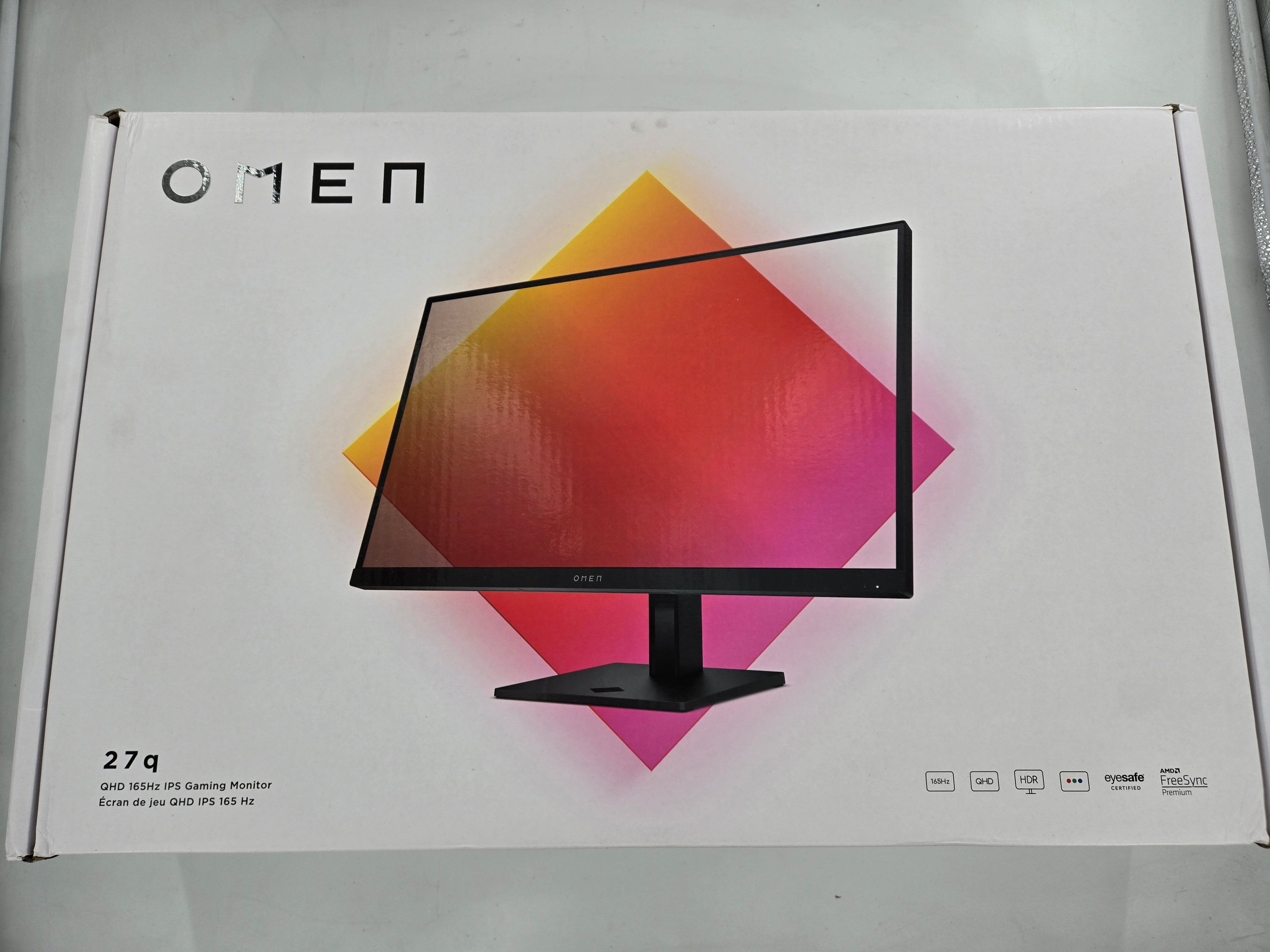 OMEN by HP 27 inch QHD 165Hz Gaming Monitor - OMEN 27q 27 Inch QHD (2560 x 1440)