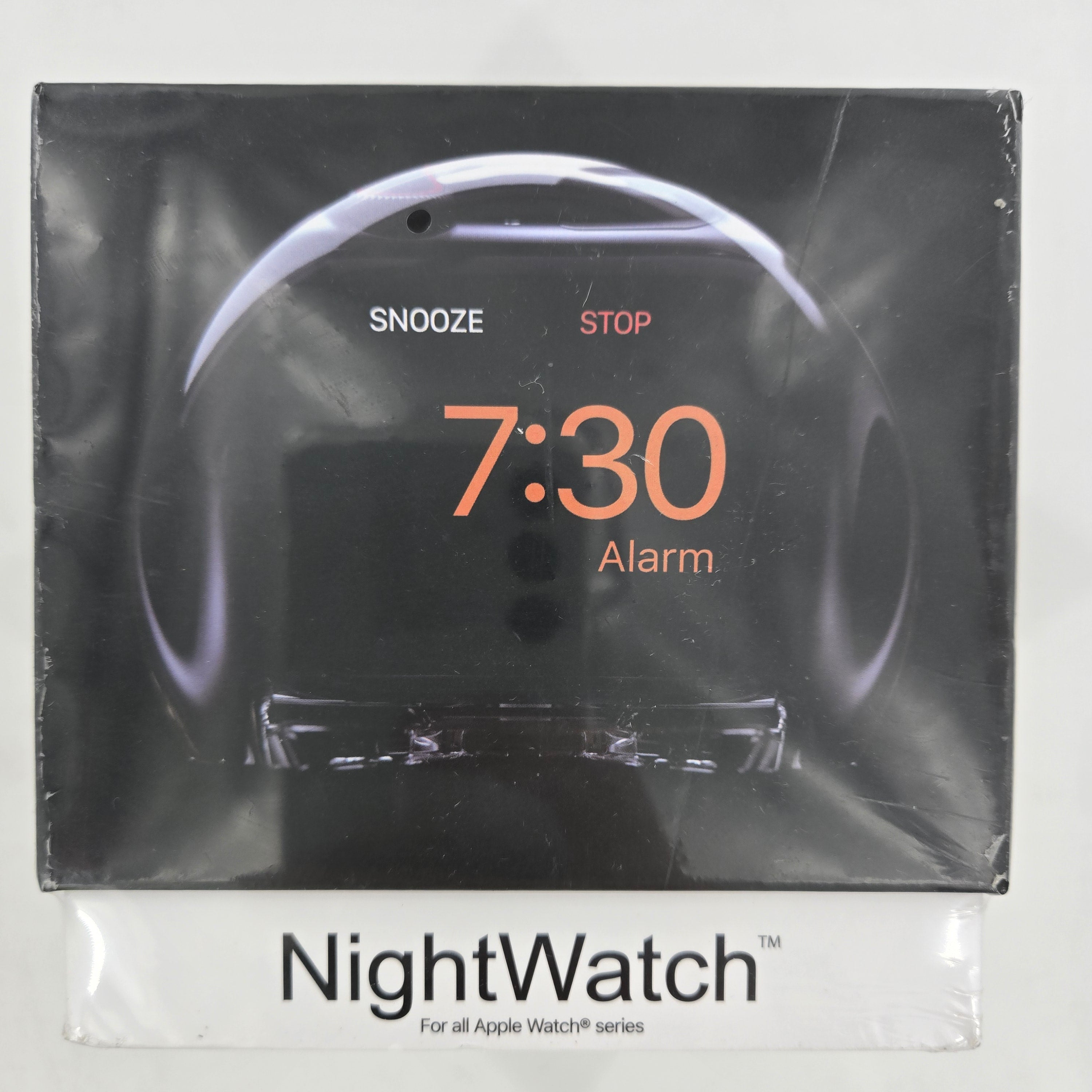 NightWatch Dock for Apple Watch Magnifying Charger Stand Clock