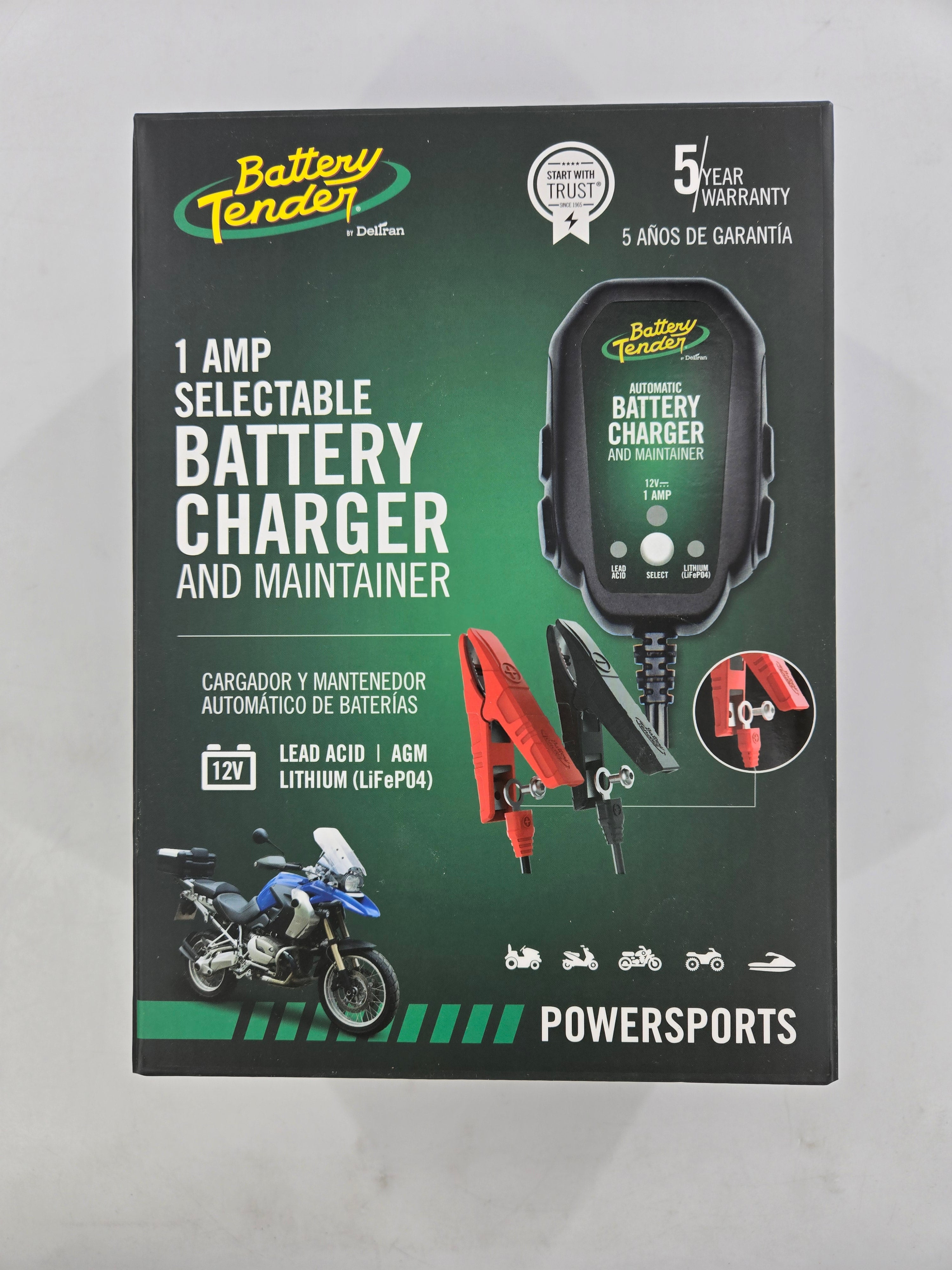 Battery Tender 1 Amp 12V Selectable Battery Charger & Maintainer