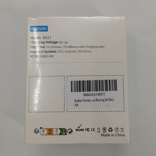 Bcaikair Wireless Ear Buds with 80hr Playtime, Noise Canceling, Waterproof