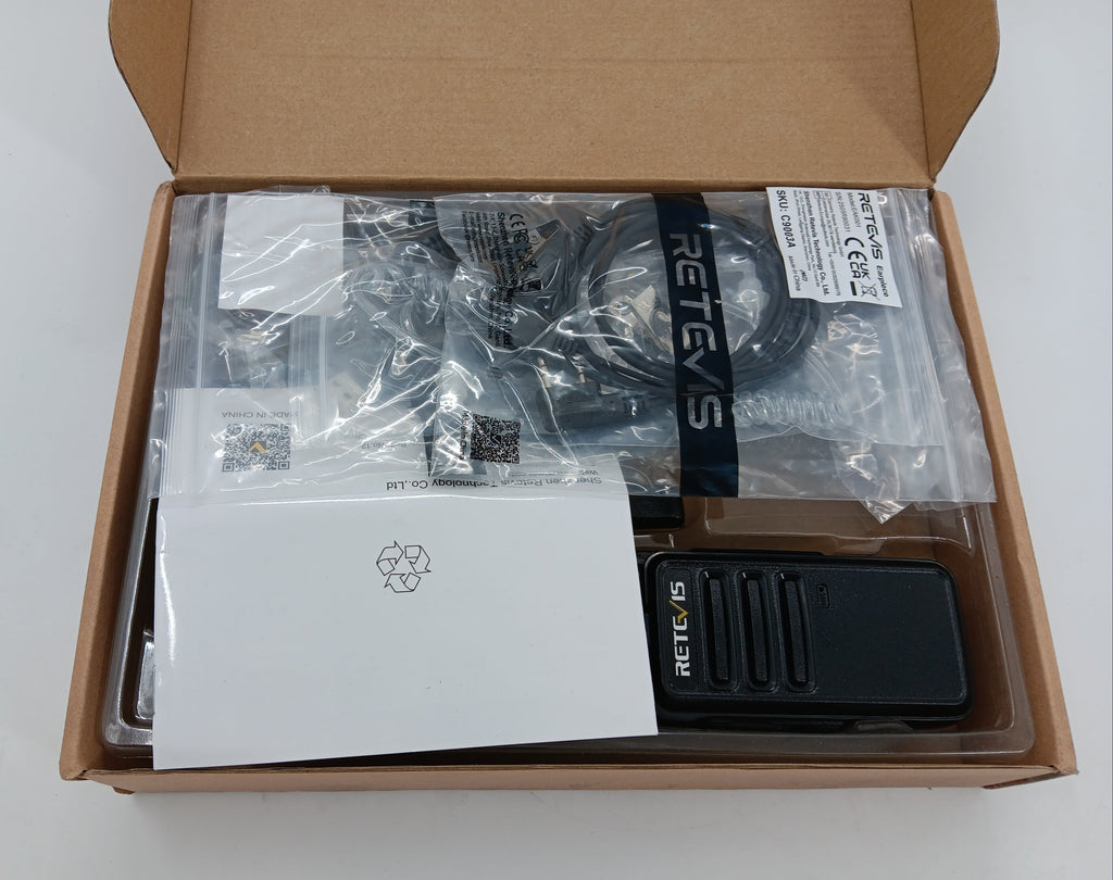 Retevis RT68 Walkie Talkie Rechargeable 1200mAh VOX Alarm Handheld Two Way Radio