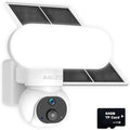 Aquzo Solar-Powered Floodlight Security Camera Wireless Outdoor 2K Night vision