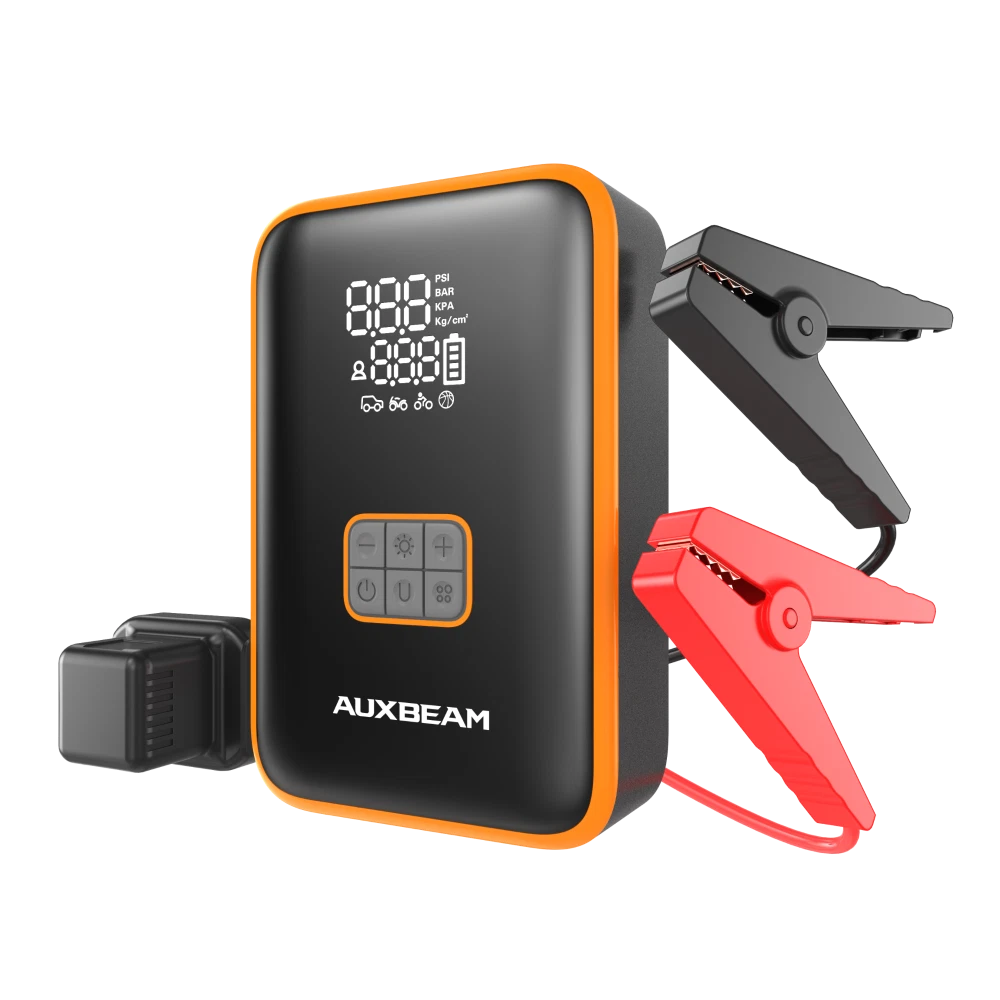 AUXBEAM Jump Starter with Air Compressor 3000A Car Battery Jumper Starter 12V