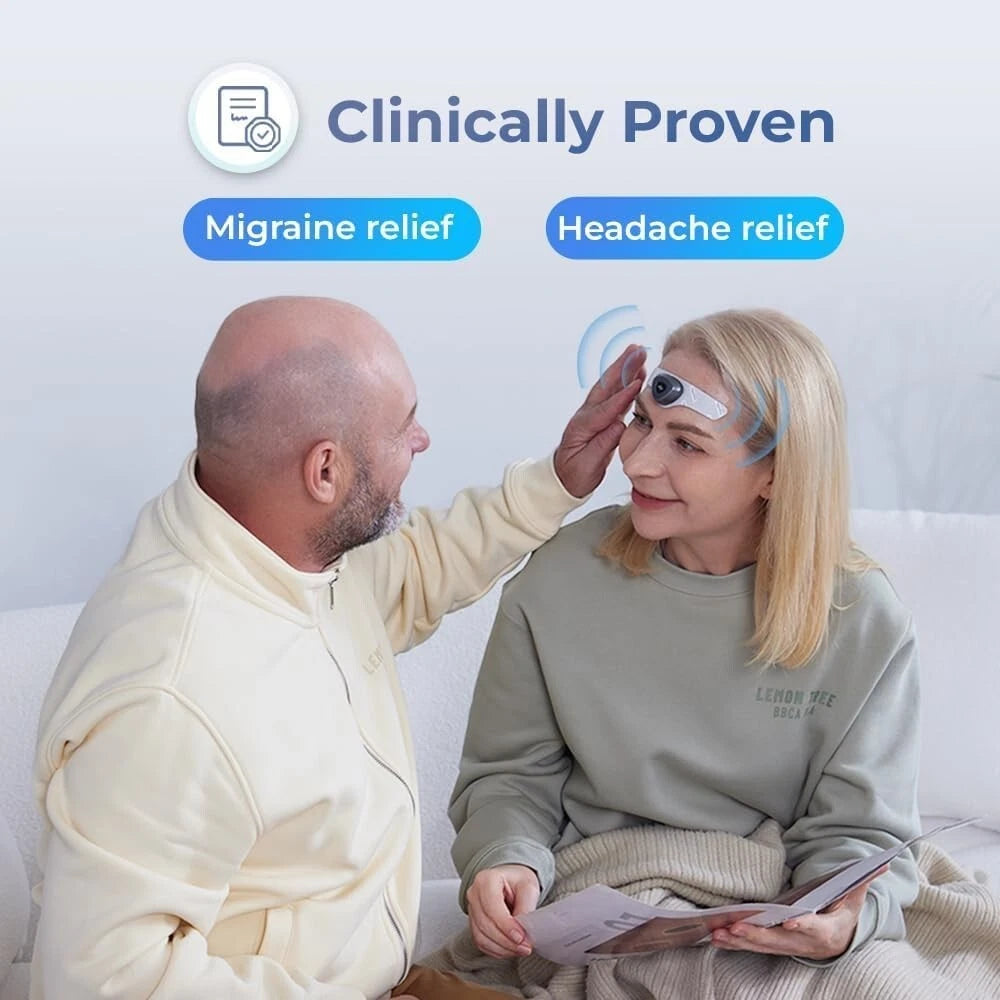 HeadaTerm-2 Migraine Relief Device e-TNS Treatment For migraine and Headache