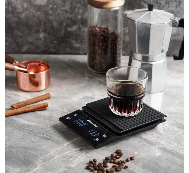 Coffee Scale LED screen Max Weight 3000G Black