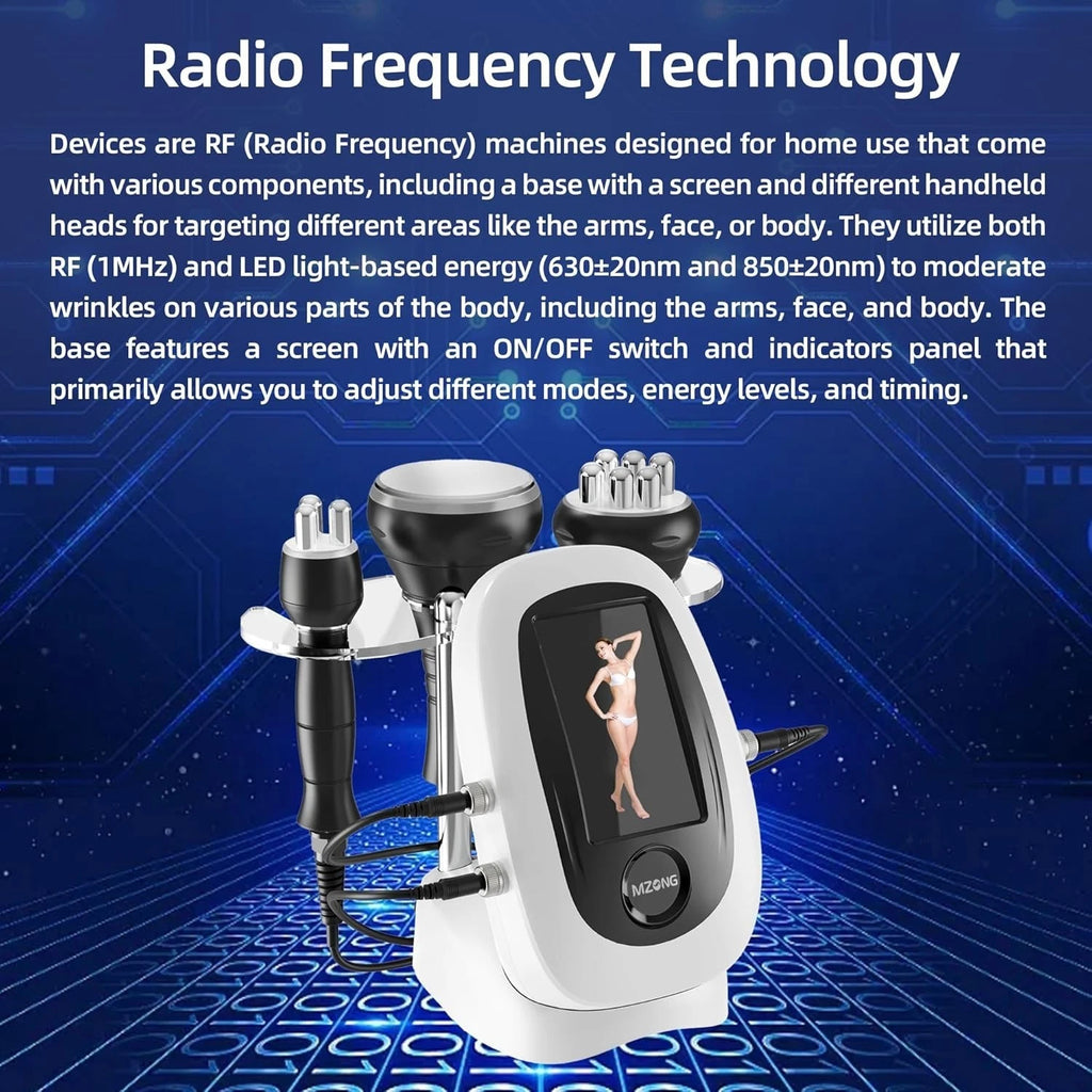 MZONG Radio Frequency Skin Care Device for Skin Wrinkles with Light Based