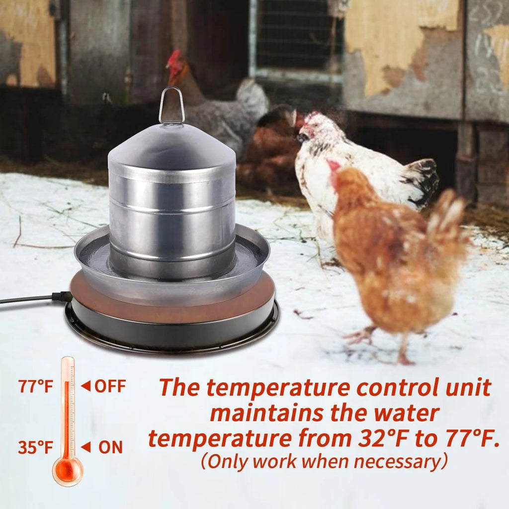 Poultry Drinker Chicken Water Heater Base