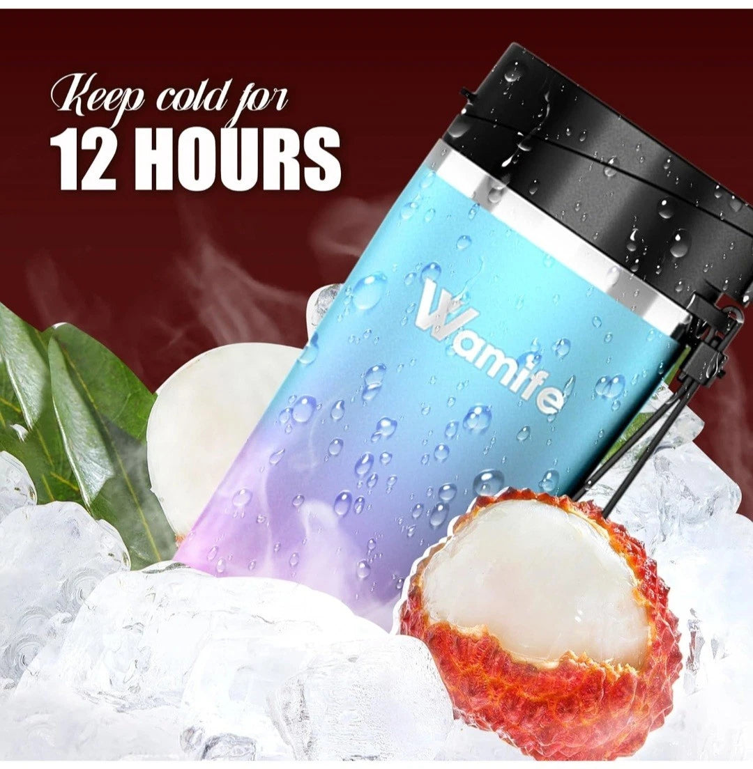 Wamife Portable Blender 16oz personal blender-Portable. USB-C Rechargeable