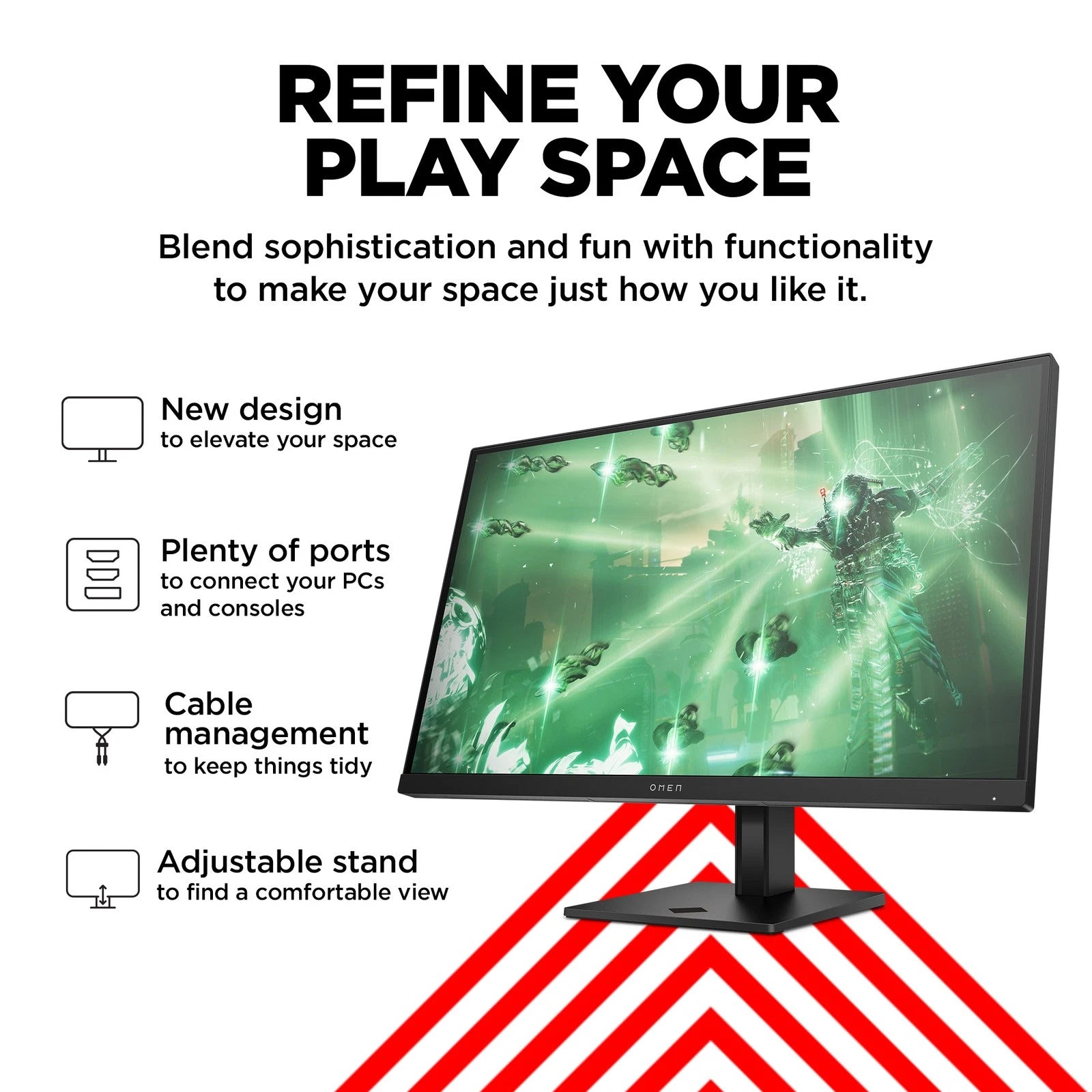 OMEN by HP 27 inch QHD 165Hz Gaming Monitor - OMEN 27q 27 Inch QHD (2560 x 1440)