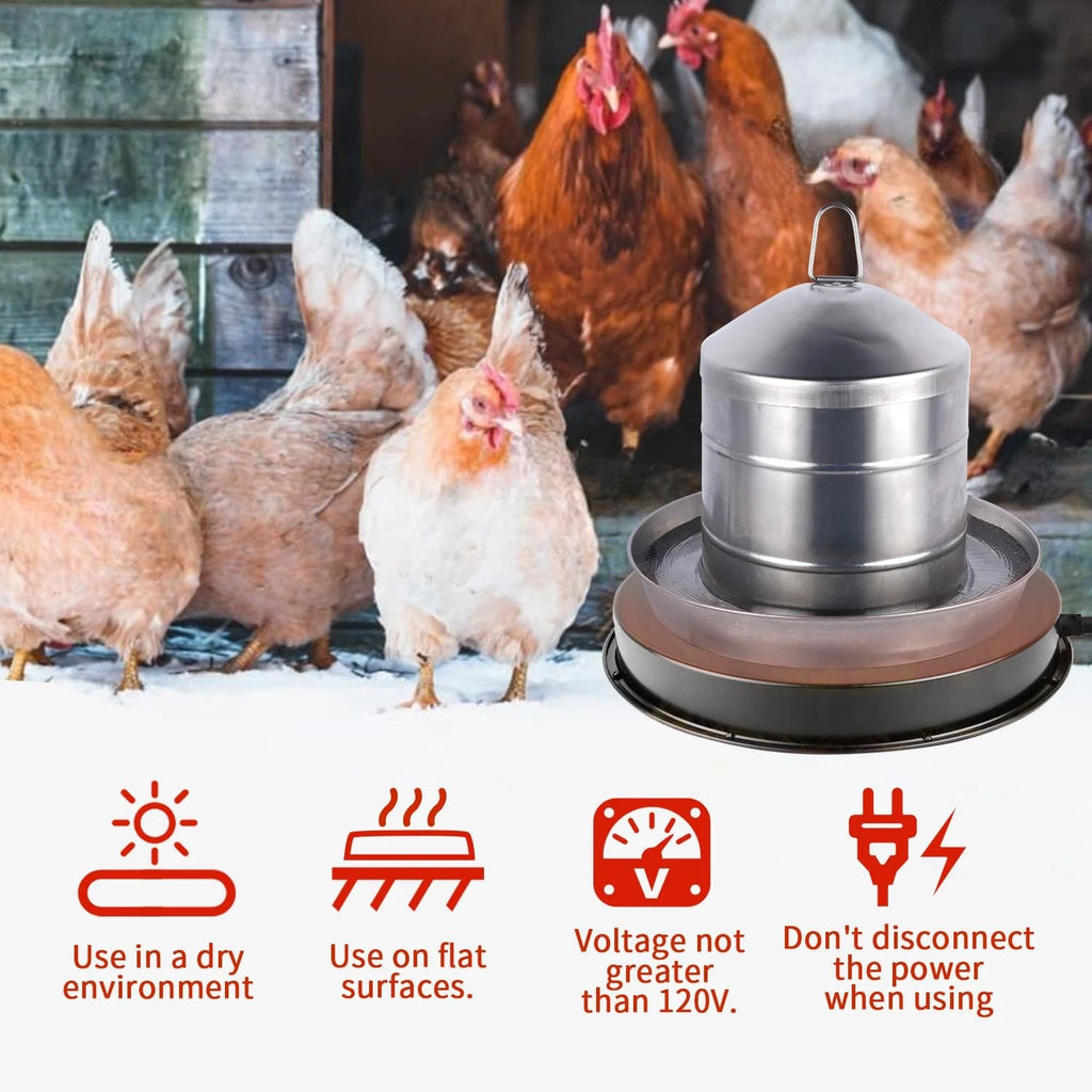 Poultry Drinker Chicken Water Heater Base