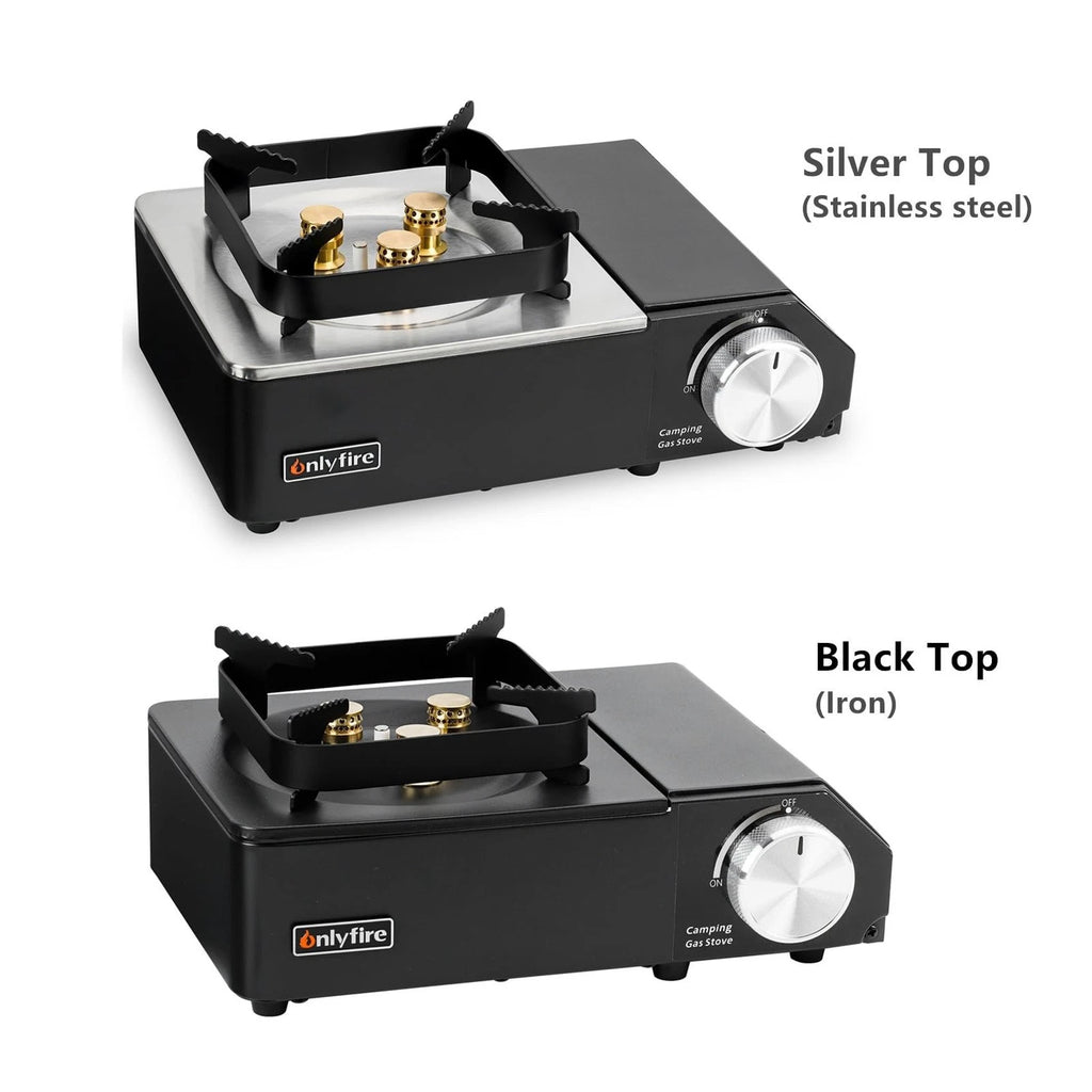 ONLYFIRE OUTDOOR LIVING Butane Gas Stove with Carrying Case, Portable Camping...