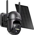 SEHMUA Solar Security Cameras Wireless Outdoor, 2K 360 View Battery Powered Out