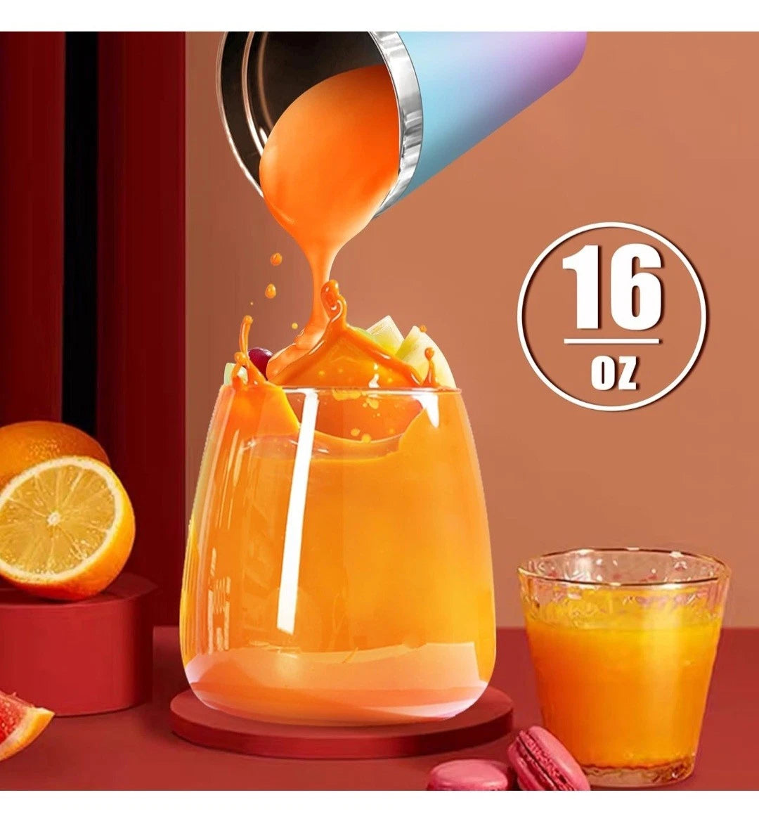 Wamife Portable Blender 16oz personal blender-Portable. USB-C Rechargeable