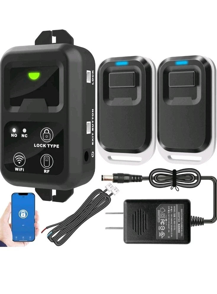 UHPPOTE HBK-R01 Black Ergonomic 2.4Ghz WiFi Remote Control Switch